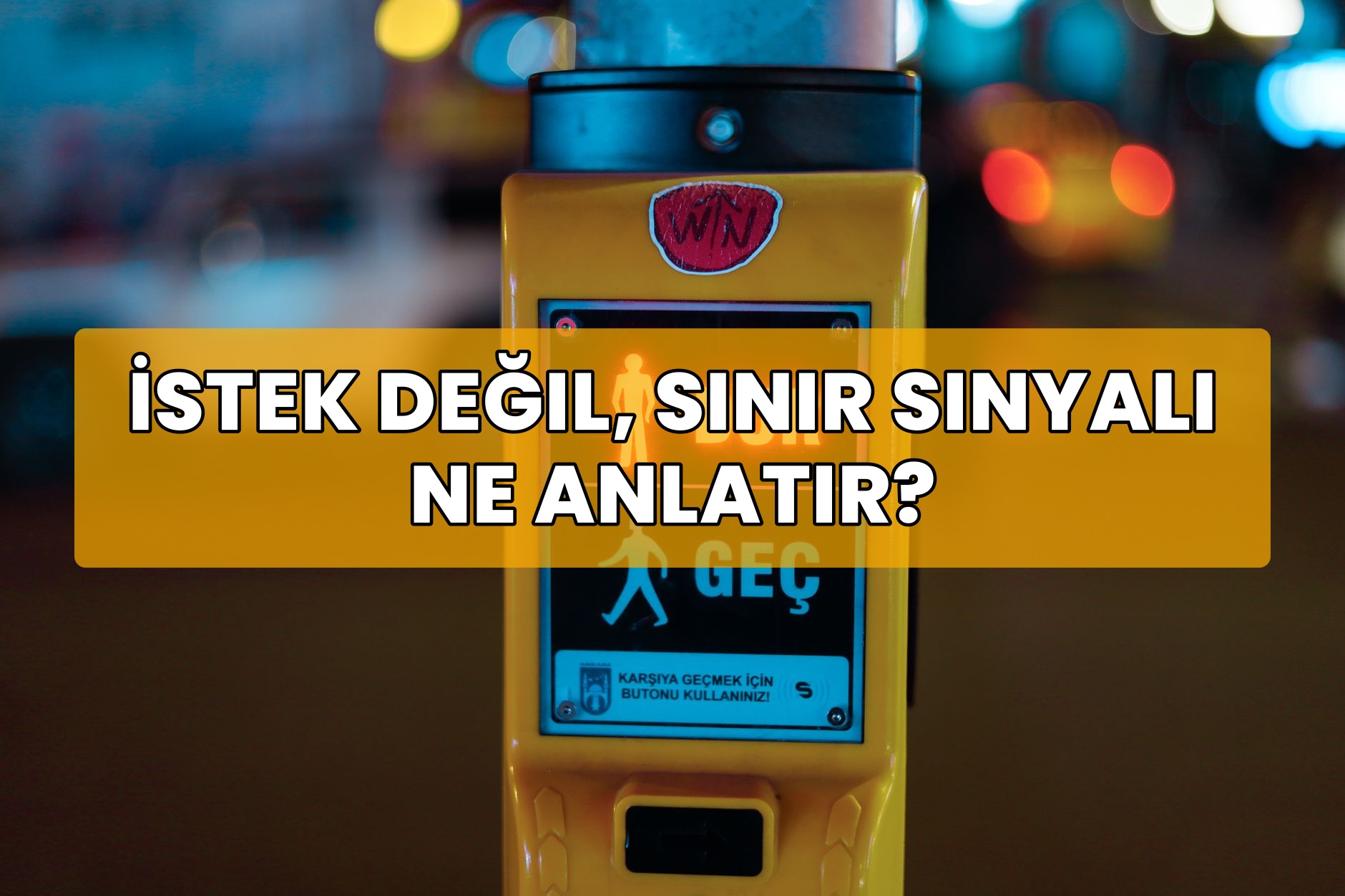 İstek Değil, Sınır Sinyali Ne Anlatır?